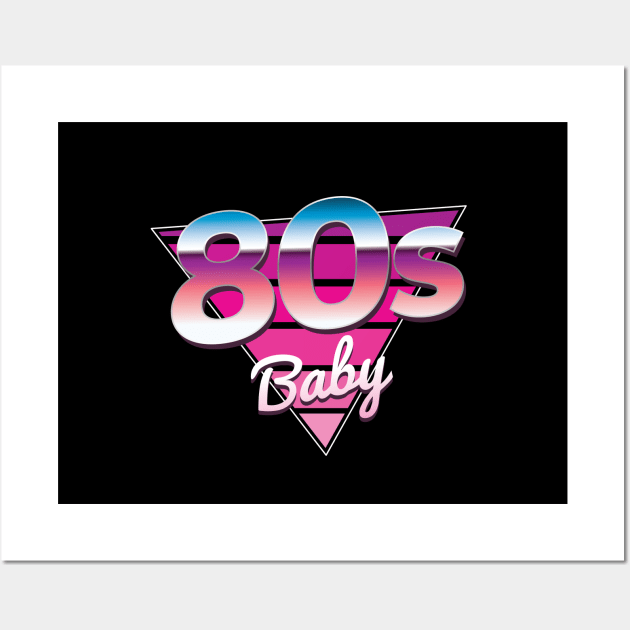 80s baby Wall Art by zoljo